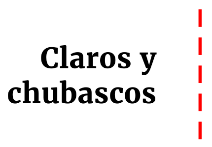 Logo Claros y chubascos